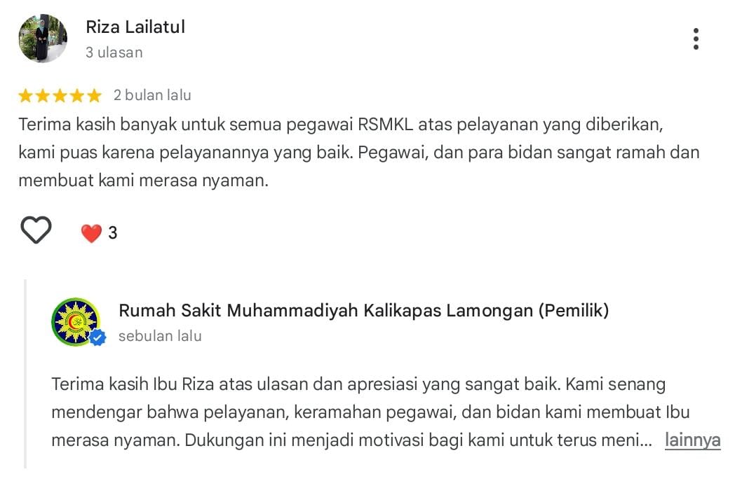 Testimoni Google Maps