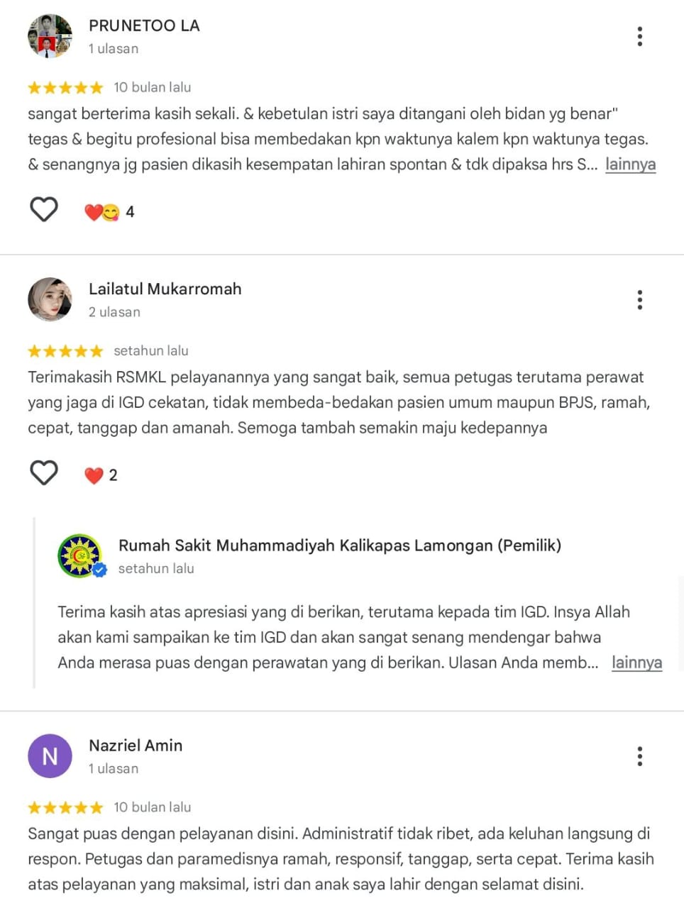 Testimoni Google Maps